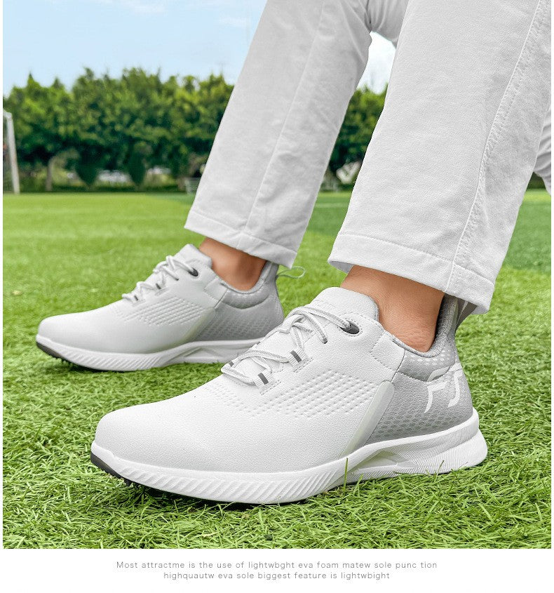 New Golf Shoes Men's Golf Shoes Casual Sneakers Anti-slip Outdoor Training Fitness Breathable Damping Wear-resistant Anti-odor