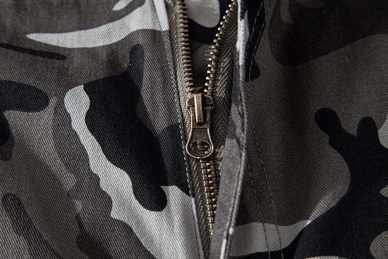 Loose camouflage beach five pants men's summer cotton thin section in the pants summer work casual shorts