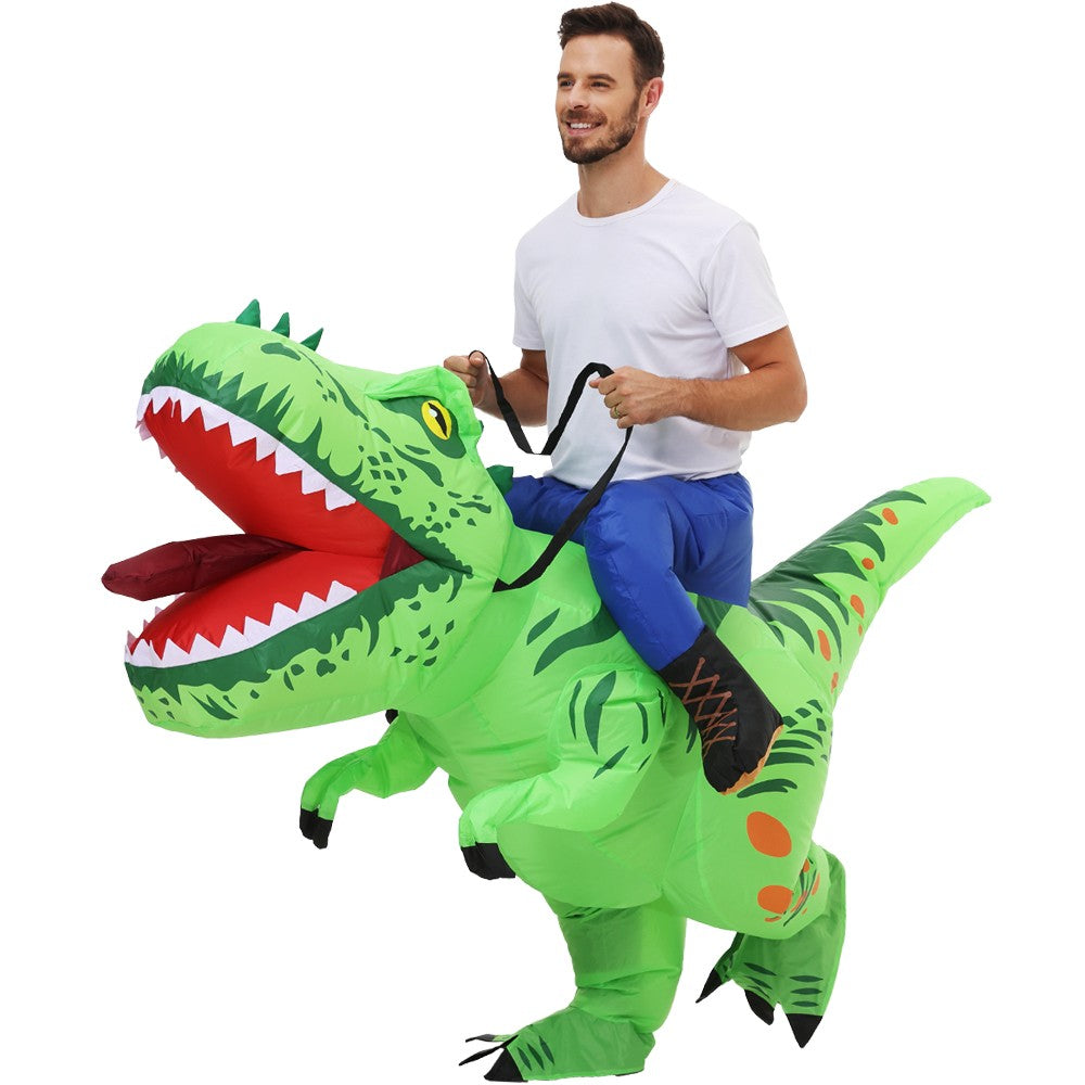 HOT Anime Dinosaur Inflatable Costume Party Mascot Costumes Suit Disfraz Cosplay Halloween Costumes For Adult Kids Dress