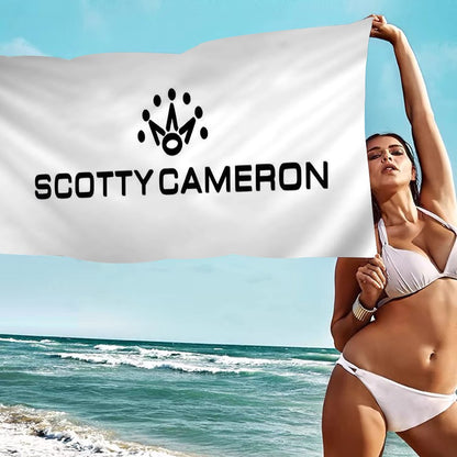 Scotty Camerons Flag Anime Beach Swimming Towel Soft Absorbent Washcloth Children's Gifts for Kids Travel Camping Gym