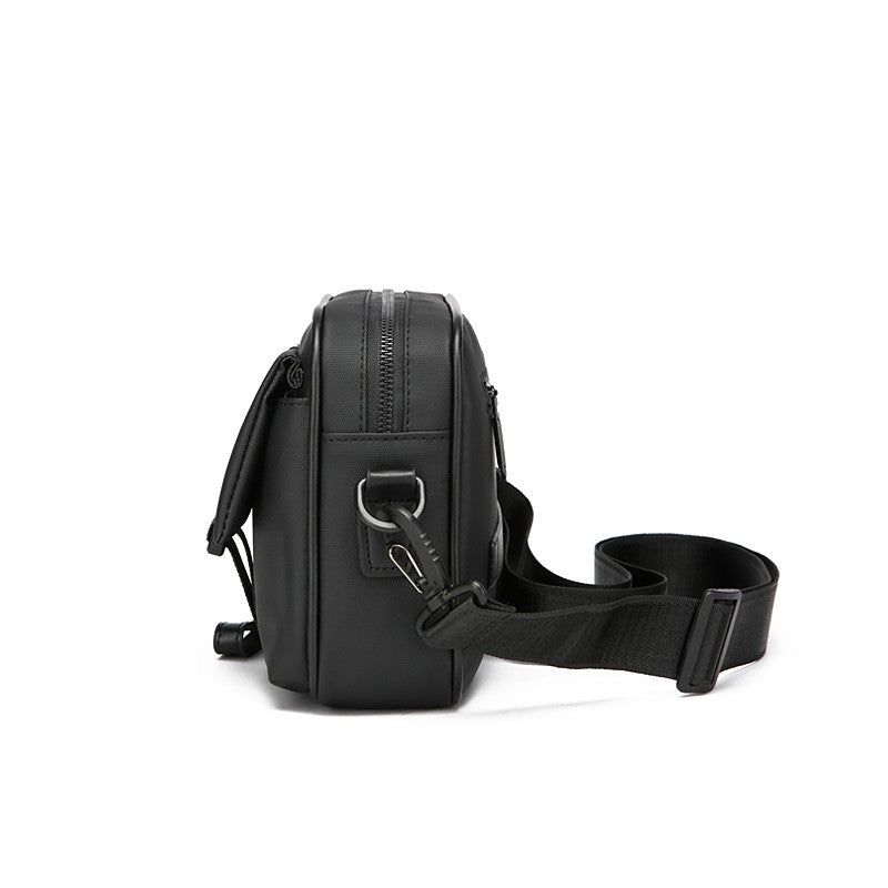 High Quality Soft PU Leather Men's Shoulder Bag Fashion Small Handbag Casual Male Day Clutch Bag