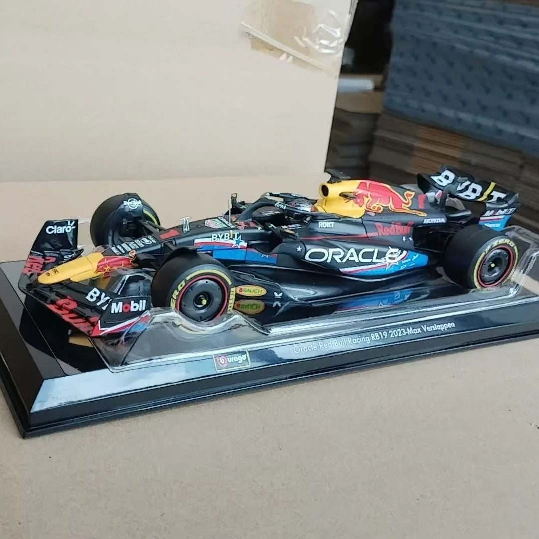 Bburago F1 1:24 Red Bull Rb19 Austin Gp Liga Miniatura Modelo Diecast Grande Prêmio dos Estados Unidos (Austin) Carro Brinquedos Modelo Rb19