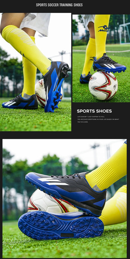 Men High Quality Football Shoes Society Cleats Fast Soccer Shoes Professional Indoor Football Field Boots TF/FG Grass Training