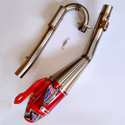 Full Slip On Exhaust Muffler System Pipe Rally Motorcycle Accessories Complete Exhaust System For Crf250 Crf250r Exhaust Muffler