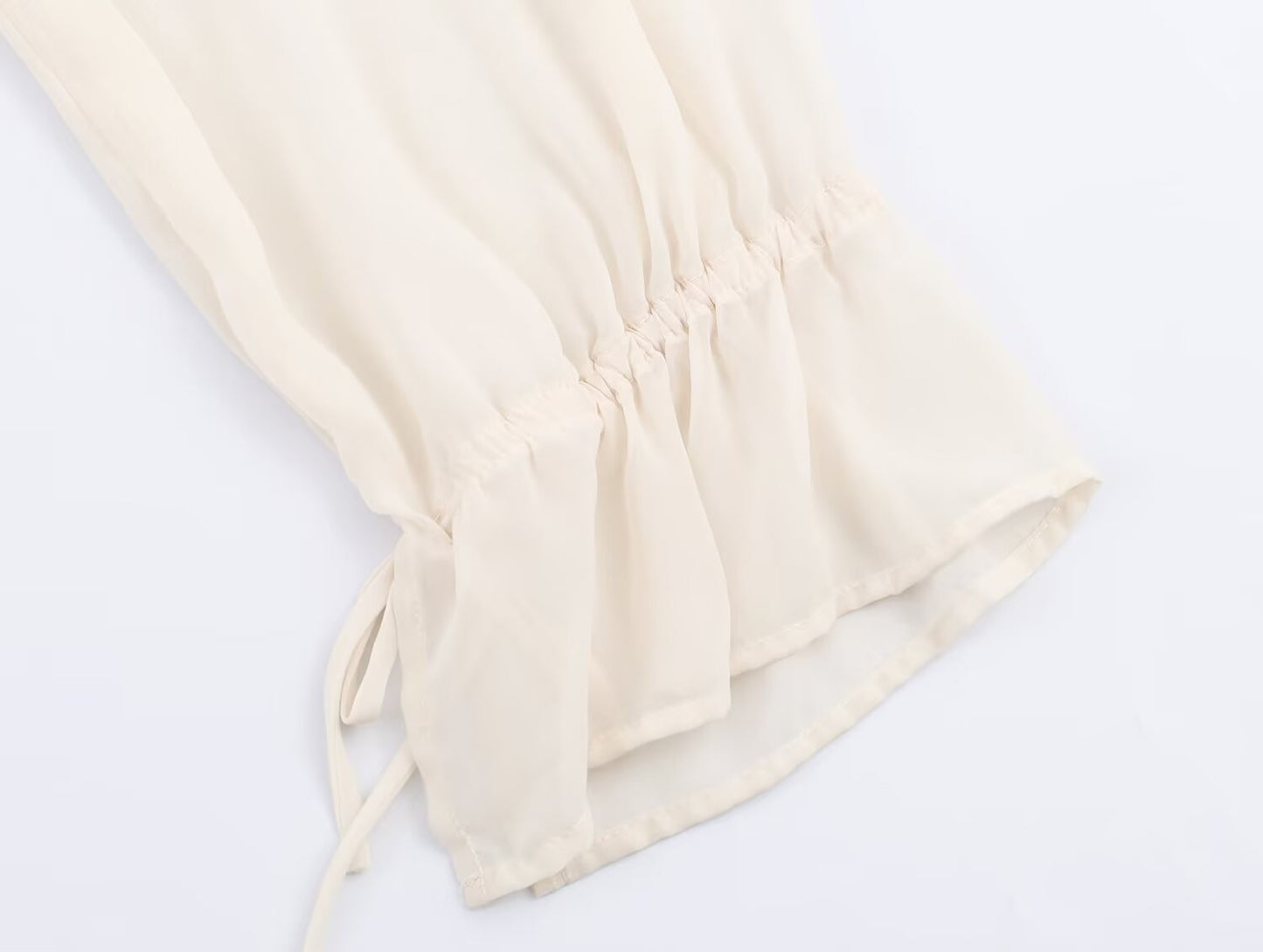 Elegant Women's Tierred Ruffles Blouse Chic Long Sleeve Loose Crop Shirt 2026 Spring New Chic Half High Collar Woman Solid Top