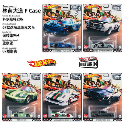 Hot Wheels Boulevard 1:64 2025 Mix GJT68 Miniatura de Liga Fundida Corpo Chassi Modelos Colecionáveis Premium Carros Coleção Presente
