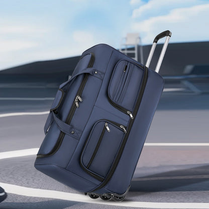 2025 Nova Moda Bolsa de Viagem Feminina Grande Capacidade Masculina Esporte Bolsa de Viagem Impermeável Bolsa com Rodas e Alça Bolsa de Viagem Sacola