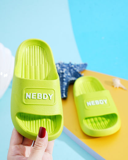 Children's Slippers for Summer Boys and Girls Indoor Bathroom Soft-Soled Thickened Anti-Slip Baby Slippers and Cool Sandals