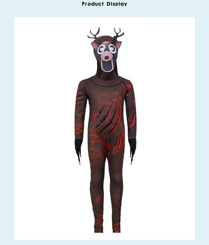 99 Nights In The Forest Deer Owl Kids Cosplay Costume Deer Owl Animal Cosplay Suit Halloween Party Costumes for Adult Children
