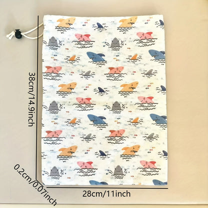 1 piece of single-drawstring pouch: portable travel storage bag