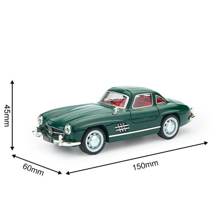 1:32 Mercedes Benz 300SL Classic Car Alloy Car Diecast Model Simulation Miniature Car Model Decorative Trendy Ornaments For Boy