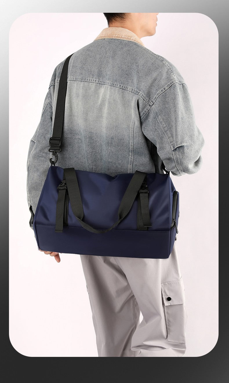 1 Piece Upgraded Sports Bag, Fitness Bag for Men and Women, Large Capacity Dry and Wet Separation Swimming Bag, Short-Distance Business Trip Portable Travel Bag, Sports Shoe Storage Bag, Multi-Purpose Luggage Bag