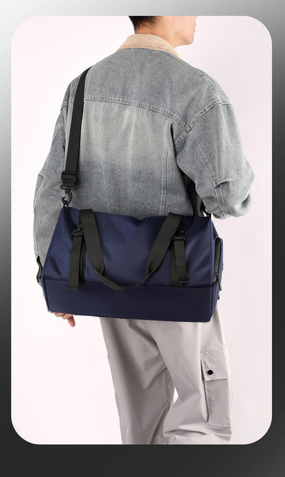 1 Piece Upgraded Sports Bag, Fitness Bag for Men and Women, Large Capacity Dry and Wet Separation Swimming Bag, Short-Distance Business Trip Portable Travel Bag, Sports Shoe Storage Bag, Multi-Purpose Luggage Bag