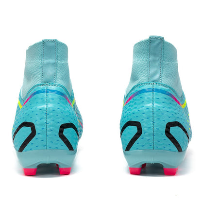 Unisex Soccer Cleats With FG Studs And TF Blades Options For Natural Grass Turf Indoor Superior Traction Anti Slip Grippy Soles