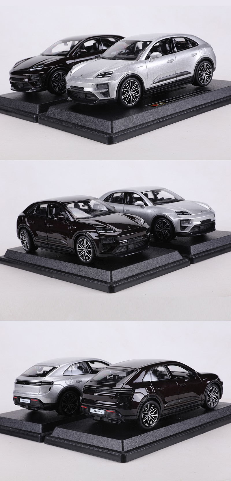 Burago 1:24 Porsche Macan Turbo Carro Modelo de Liga Elétrico