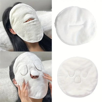 Hot Compress Face Towel Masks Reusable Facial Steamer Towel For Hot Cold Skin Care Sooth Moisturizing Beauty Tool For Home Salon