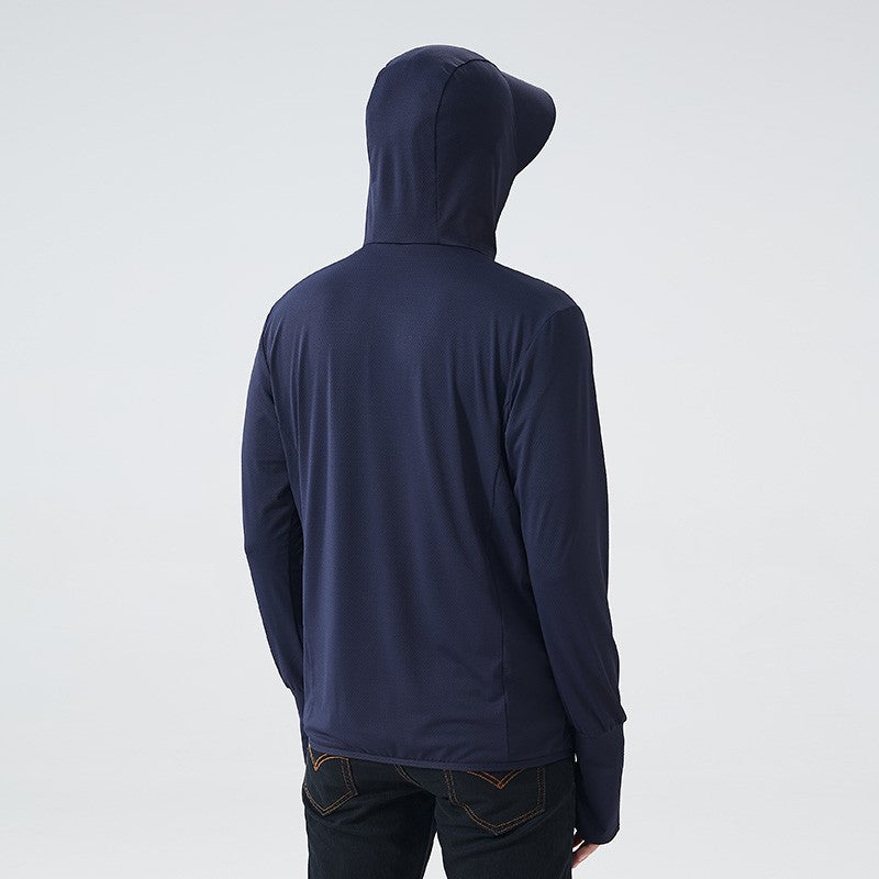Summer UPF 50+ UV Sun Protection Skin Coats Men Ultra-Light Sportswear Hooded Outwear Men Windbreaker Casual Jackets