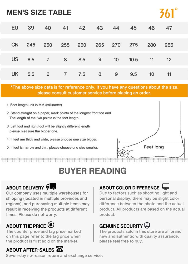 361 Degrees HALF TIME RUN 2 Men Running Shoe Soft Breathable Rebound Lightweight Shock-absorber Versatile Male Sneaker 672522201