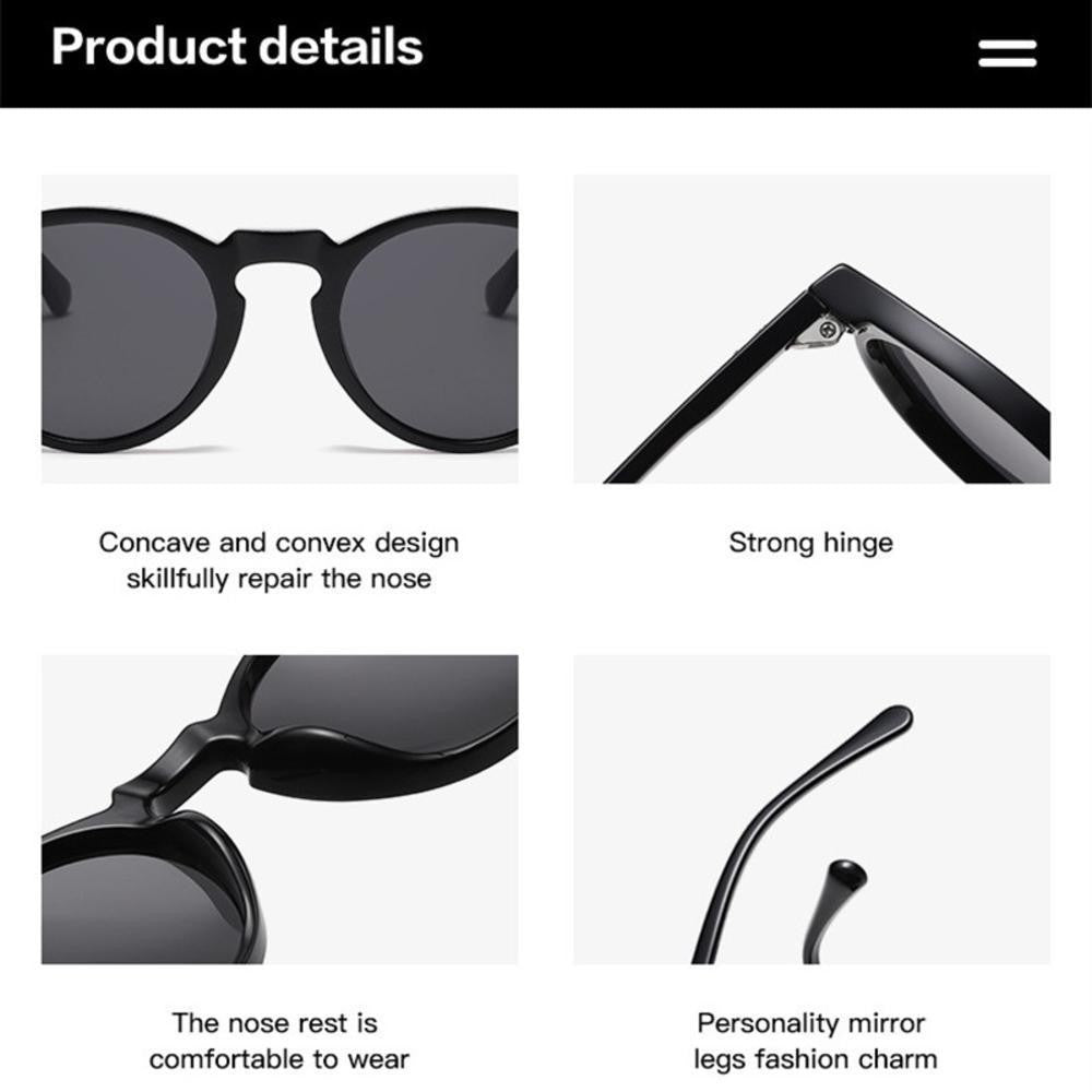 2024 Polarized Sunglasses Men Women Brand Designer Retro Round Sun Glasses Vintage Male Female Goggles UV400 Oculos Gafas De Sol