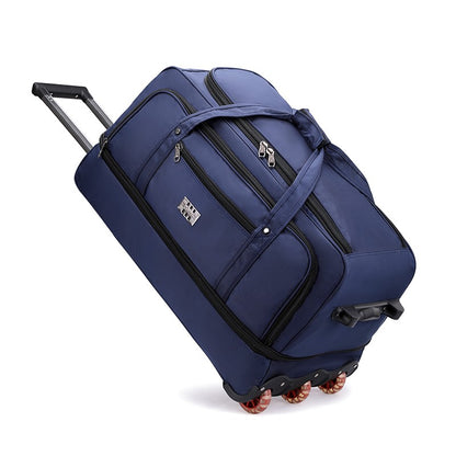 Multifunctional Trolley Travel Bag, Large-Capacity Men's and Women's Business Boarding Bag, Short-Distance Luggage Bag, Portable