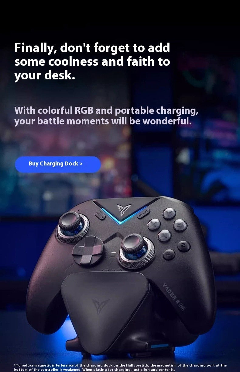 Flydigi Vader4 PRO Wireless Gaming Controller 1000Hz Force Switch Trigger RGB Real Vibration Elite APEX 4 Gamepad for PC Switch2