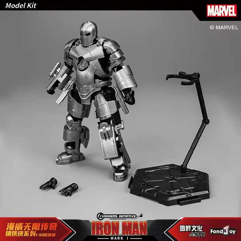 Fondjoy The Avengers Iron Man MK6 Joints Moveable Action Figures Toy 15cm ABS Material Model Toy Boy Birthday Gifts Hoilday Gift