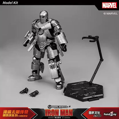 Fondjoy The Avengers Iron Man MK6 Joints Moveable Action Figures Toy 15cm ABS Material Model Toy Boy Birthday Gifts Hoilday Gift