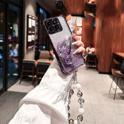 Capa Protetora à Prova de Choque com Glitter e Borboleta para Xiaomi 17 pro max Xiaomi17 13T 14T 15T Pro 15 Ultra