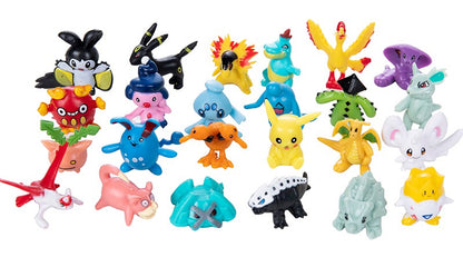 Mini Figuras Pokémon 144 de 2-3cm/250 de 4-6cm Modelo Anime Diferentes Estilos Bonecas Fofas Brinquedos Pikachu Pokémon Go Presentes de Aniversário para Crianças