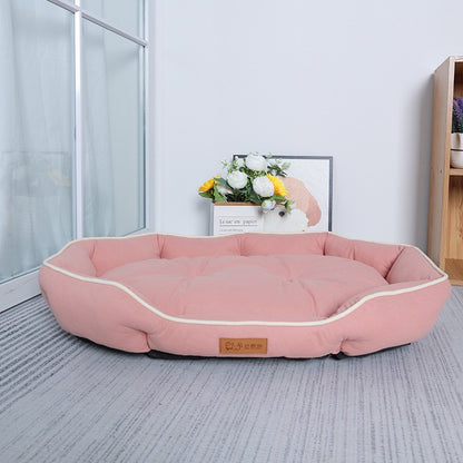 Sofá de Estimação Cama para Dormir Cama de Cachorro Grande Casa para Gatos Grande Espaço Sofá de Cachorro Tapete para Dormir Almofada Quente de Inverno para Cachorro
