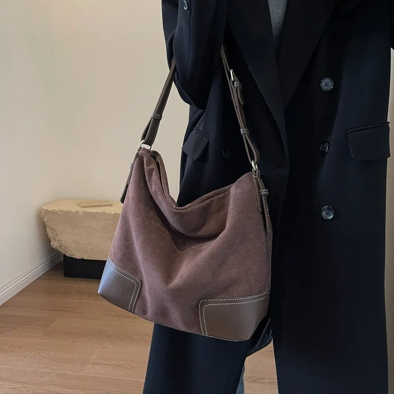 Shoulder Bags Trendy Women's Soft PU Shoulder Bags Solid Color Ladies Casual Style Spring Handbag Big Handbags Crossbody Bags
