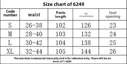 Cross-border Fog Essentials Men's Denim Straight-leg Pants American Style Washable Drawstring Elastic Waist Fit Bell Bottoms