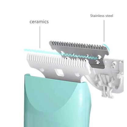 Kemei Wet Dry Groin Body Trimmer For Men Electric Face Beard Hair Trimmer Clipper Rechargeable Pubic Ball Shaver Body Groomer