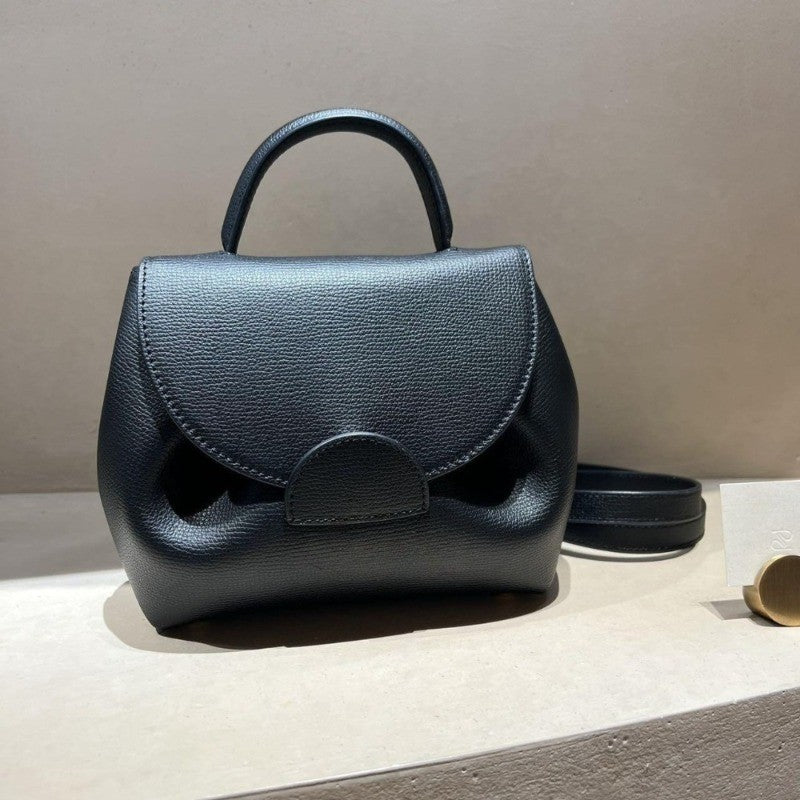 French Style Niche Fashion Crossbody Top Handle Bag Women Pu Leather Casual Daily Luxury Handbag Adjustable Shoulder Strap Y2k