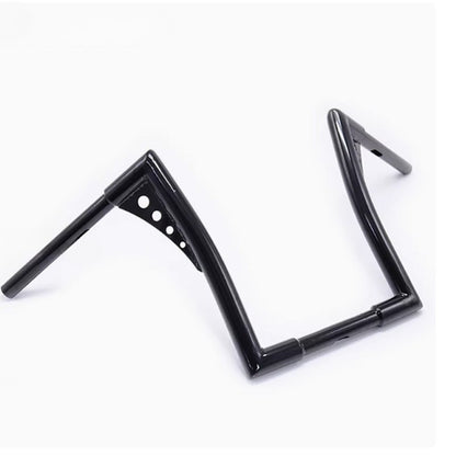 Guidões de motocicleta Glide de 10/12/14/16 polegadas para Harley 883 883n 883XL 1200 Hardman Soft Tail HONDA Iron Horse