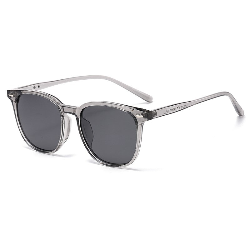 2025 New Ultra Light Square Black Face Enhancing Sunglasses With Trendy Natural Color And Uv Resistant  Sunglasses 3069