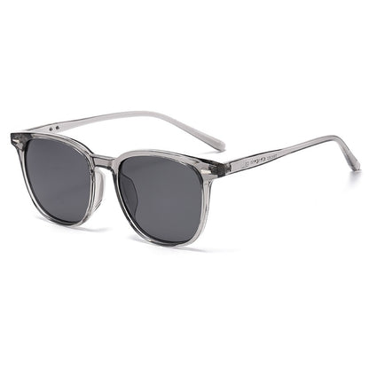 2025 New Ultra Light Square Black Face Enhancing Sunglasses With Trendy Natural Color And Uv Resistant  Sunglasses 3069