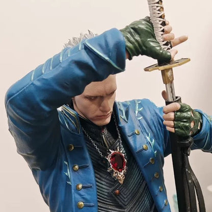 Vergil Dante Devil May Cry Necklace Pendant Metal Cosplay Prop Unisex Anime Jewelry Accessories Gift For Halloween Party