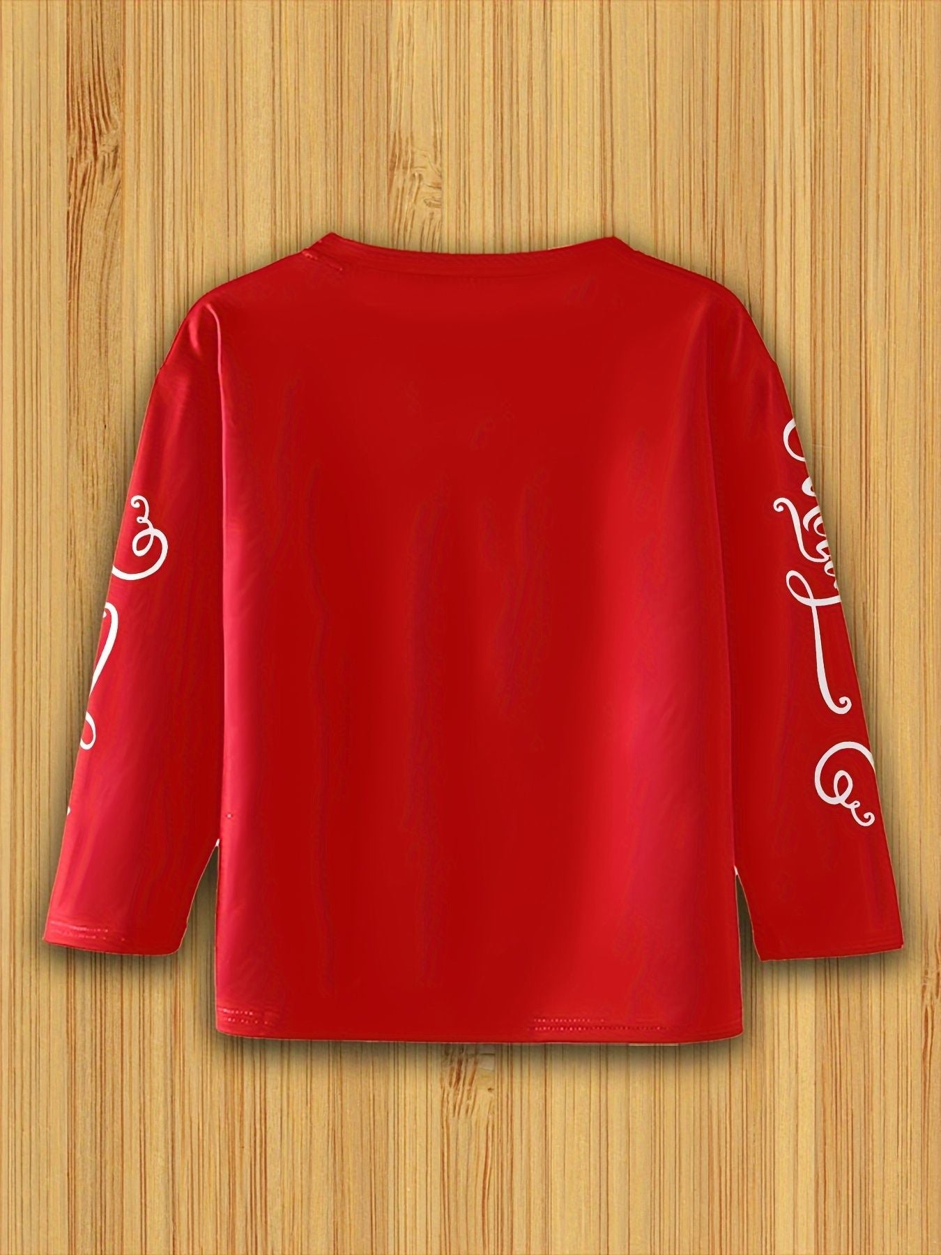 Children's Clothing Boys Tshirt Long Sleeve Santa Claus Print Children Spring Fall Clothes Stylish Christmas Party Girl Clothes