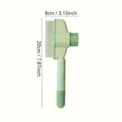 1pc Self-Cleaning Pet Comb, No Power Needed,  Gentle Bathing Tool, Easy-to-Use Pet Grooming Essential by Petsafe