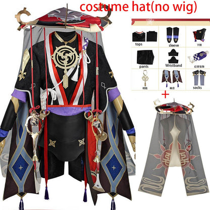 Scaramouche Cosplay Costume Balladeer Full Set Scaramouche Outfits for Comic Con
