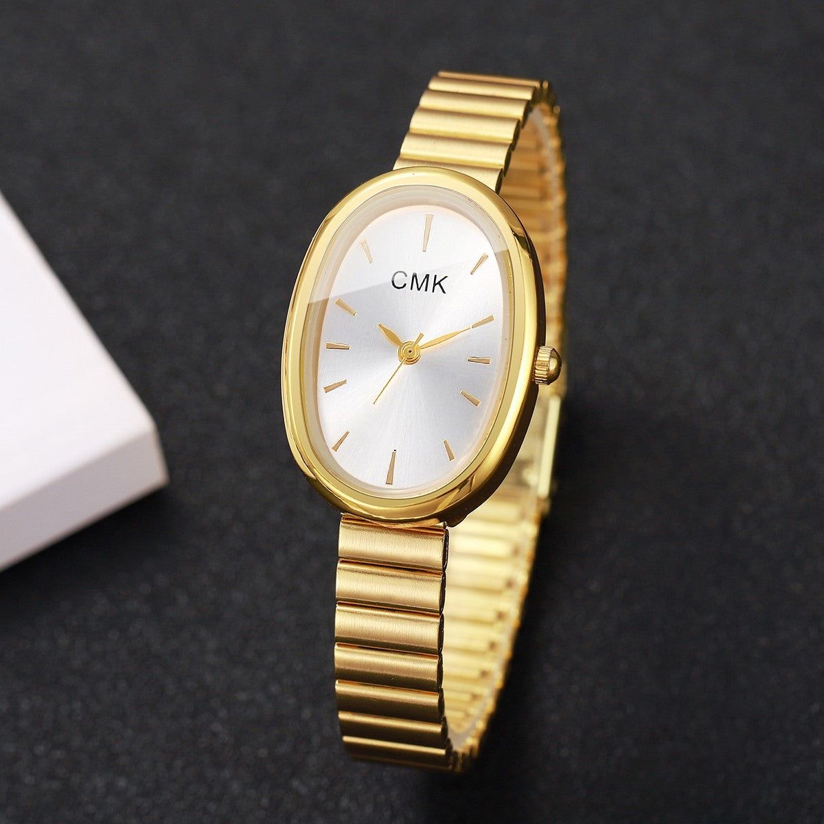 Fashion Oval Dial Women Watches Ultra-thin Strap Analog Quartz Wristwatch Girls Clock Reloj Mujer?Without Box?