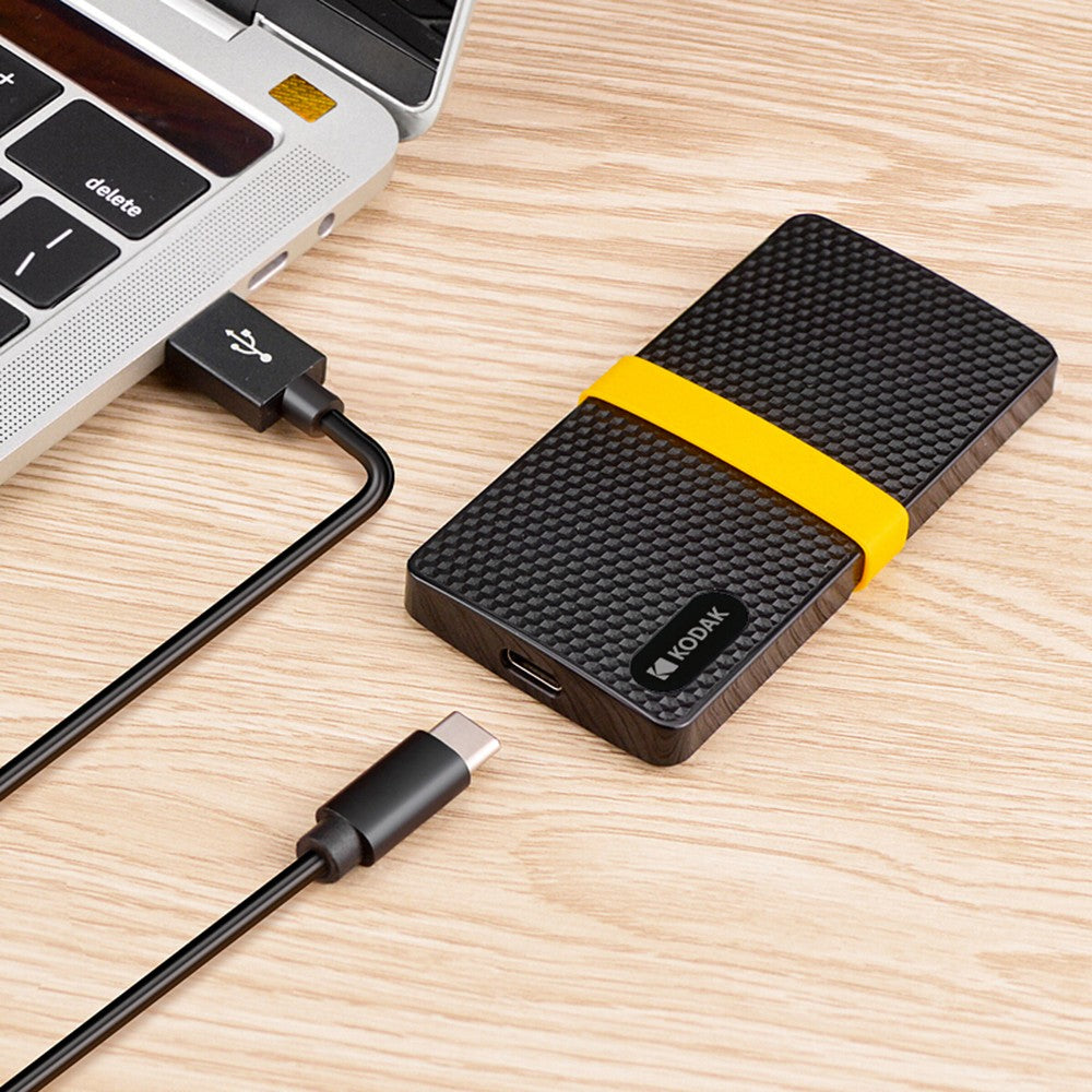 KODAK USB3.1 GEN2 SSD 1TB Disco Rígido Externo 128GB 256GB 512GB 1TB Mini PSSD de estado sólido para PCs laptops disco duro externo