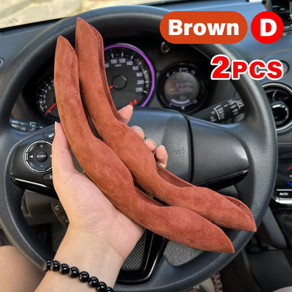 2PCS Car Steering Wheel Cover For Nissan Qashqai Juke J10 J11 Pulsar Sentra Altima Patrol Micra Rogue Almera Versa Accessories