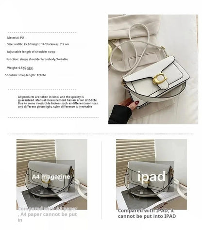 2025 Hot! Women's Simple Caviar Small Square Crossbody Bag - Portable & Fashion - Forward Design