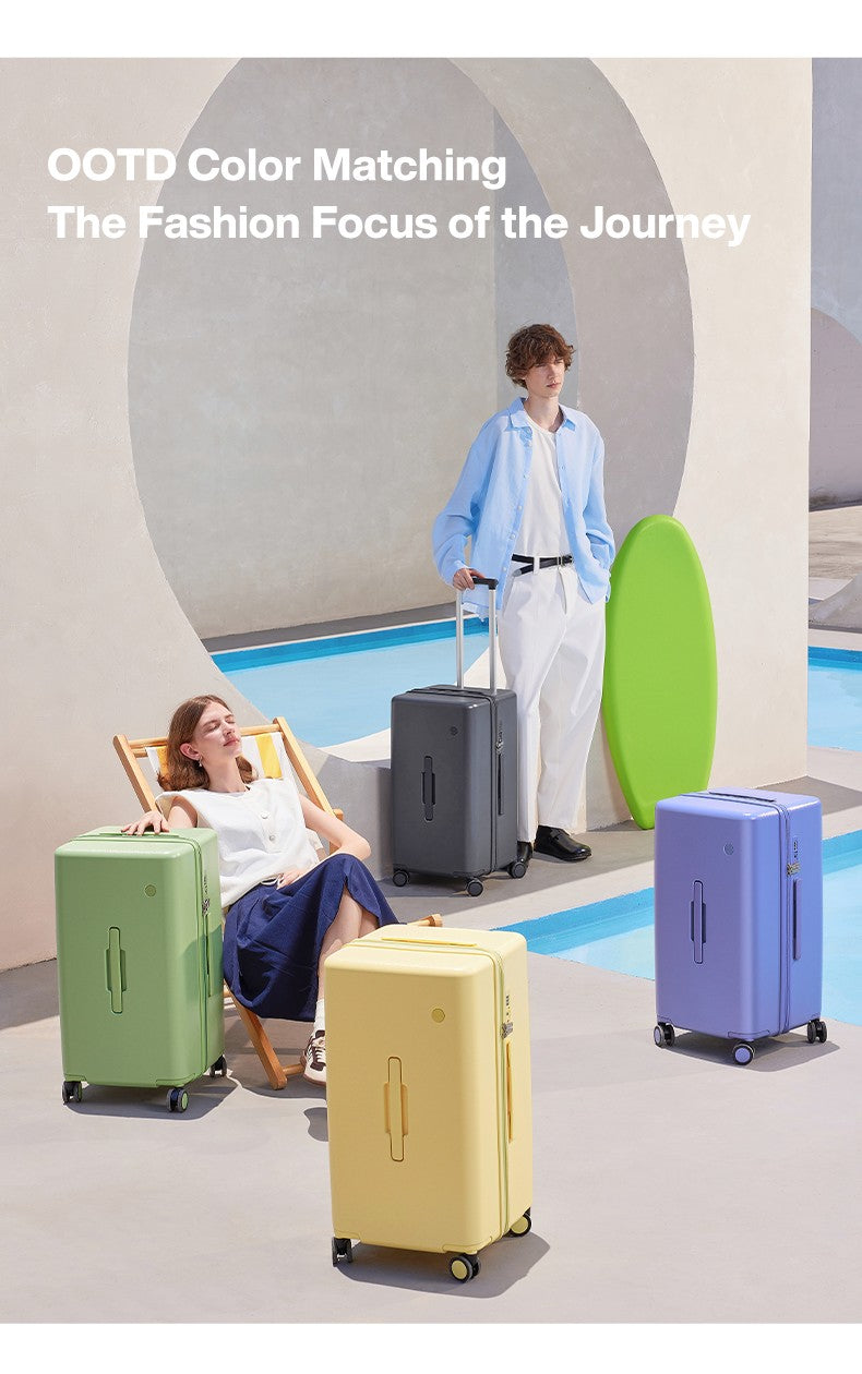 Mixi Large-Capacity Suitcase 24 26nch Checked in Rolling Wheels PC Luggage TSA Lock Trolley Case Travel Suitcases Trunk M9301