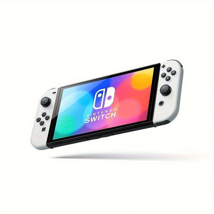 Gaming Console - Nintendo Switch OLED with White and Black Joy-Con