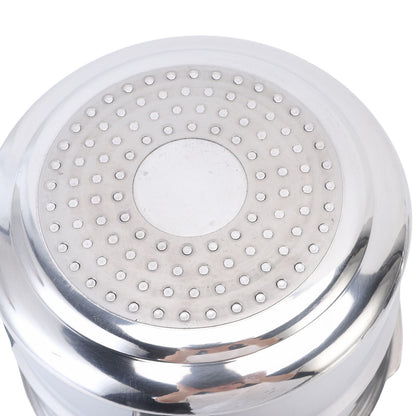 Pressure Cooker 3L Explosion Proof Aluminum Stovetop Fast Cooking Canning Cooker Pot with Steam Rack for Kitchen