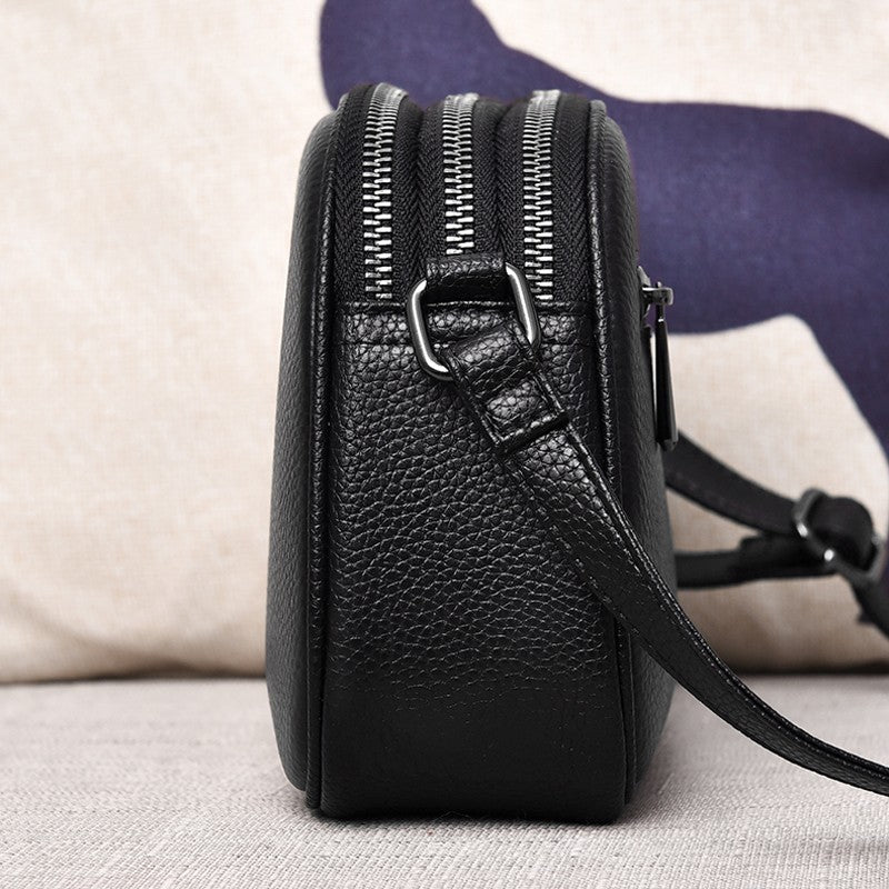 Luxury Leather Tote Bag - Designer Brand Women's Handbag for Office & Daily Use, Modern Minimalist Style