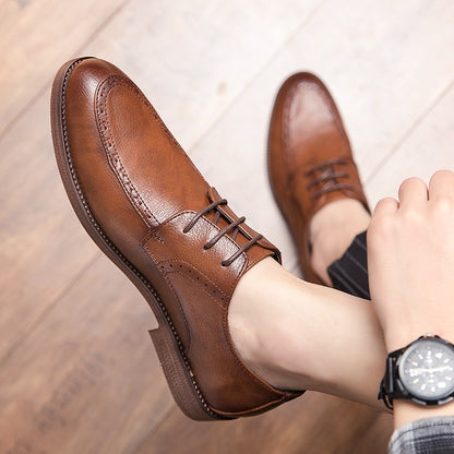 Classic Casual Business Leather Shoes Men Social Wedding Party Leather Shoes For Men Dress Oxfords Formal Leather Shoes Men